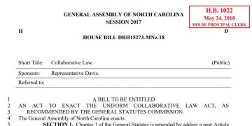 collabaorative law in NC